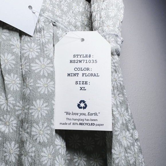 Hippie Rose | Mint Floral Mini Skirt | Size XL | NWT - Picture 3 of 3
